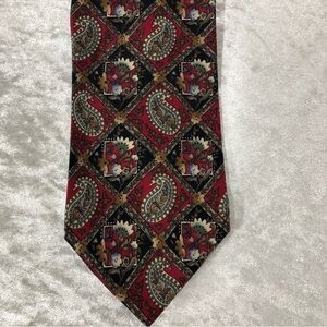 Bill Blass Paisley silk Tie